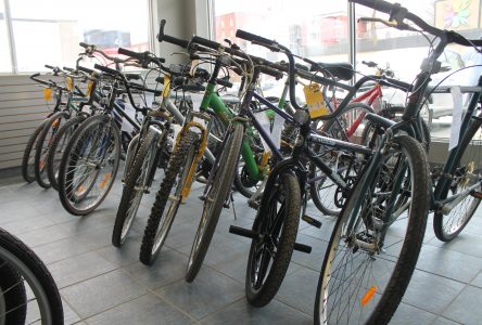 Estrie Aide bike sale coming up Saturday, May 13