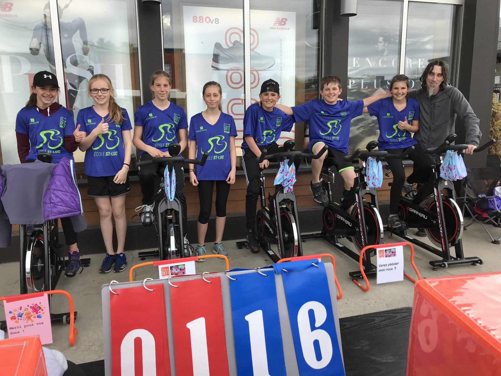 Elementary students pedal 1,000km  to promote healthy living