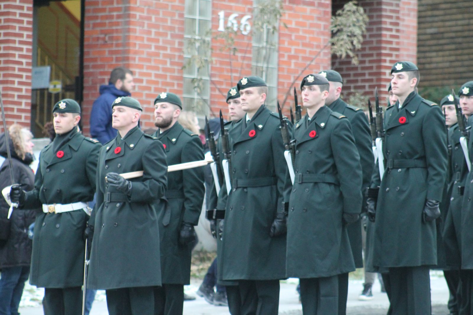 Fusiliers parade in Sherbrooke on Saturday
