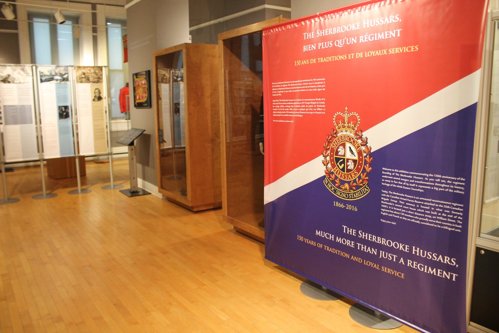 New exhibit celebrates 150 years of the Sherbrooke Hussars