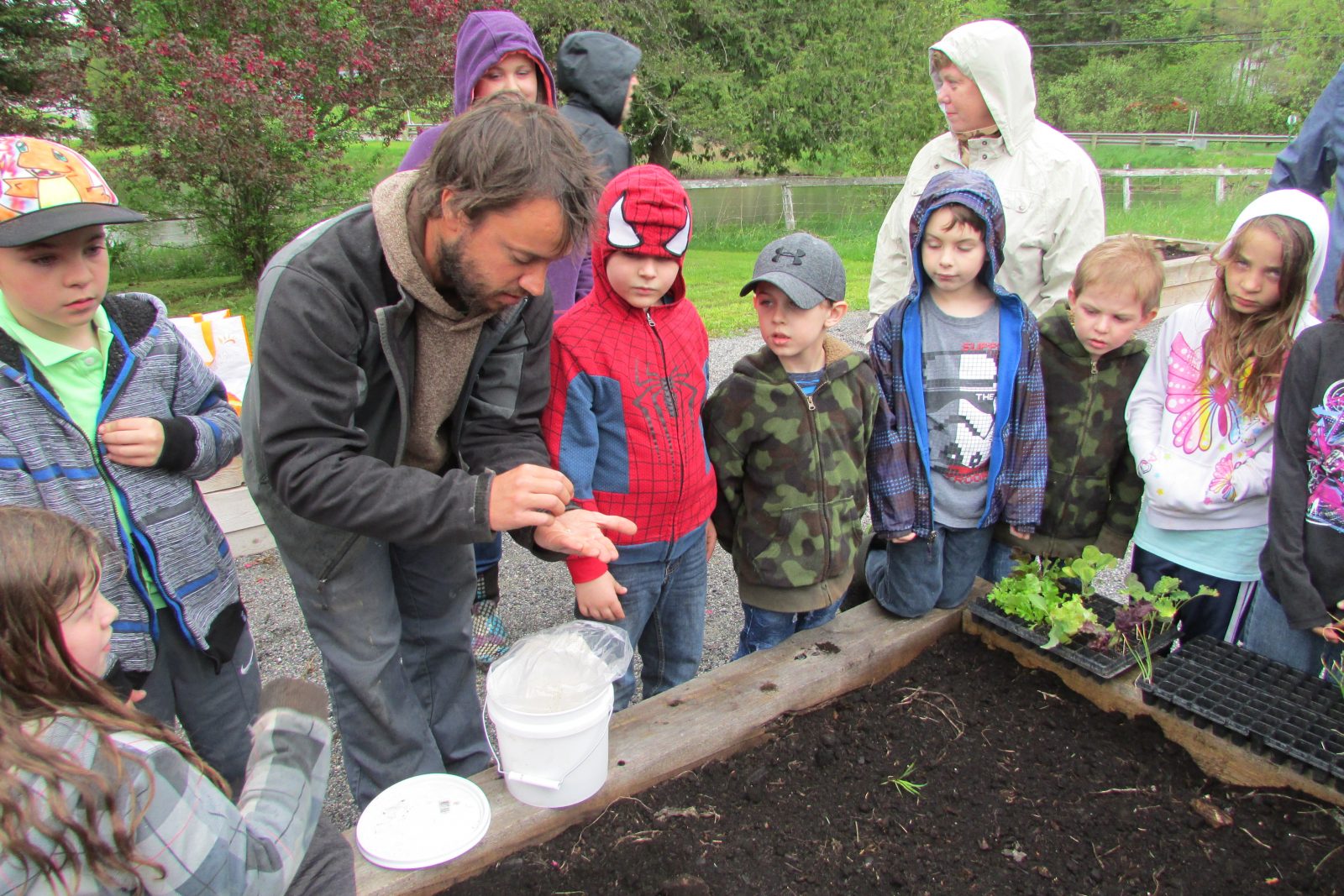 Eaton Valley Community Learning Centre sowing and growing