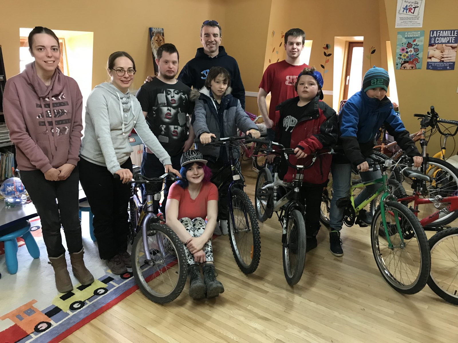 Free Wheeling donates 14 bikes to local youth