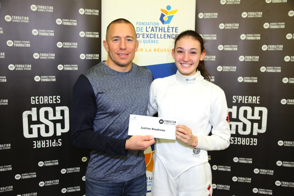 Sherbrooke fencer receives Georges St-Pierre Foundation grant