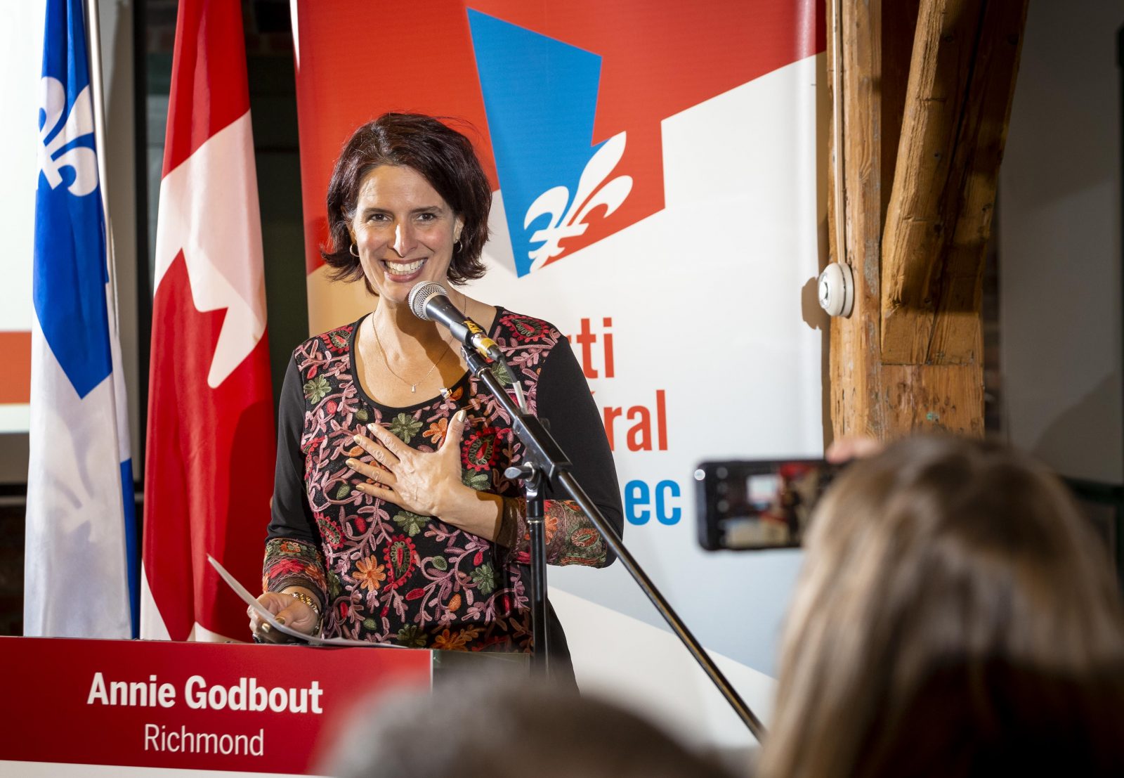 Annie Godbout confirmed as Vallières’ successor