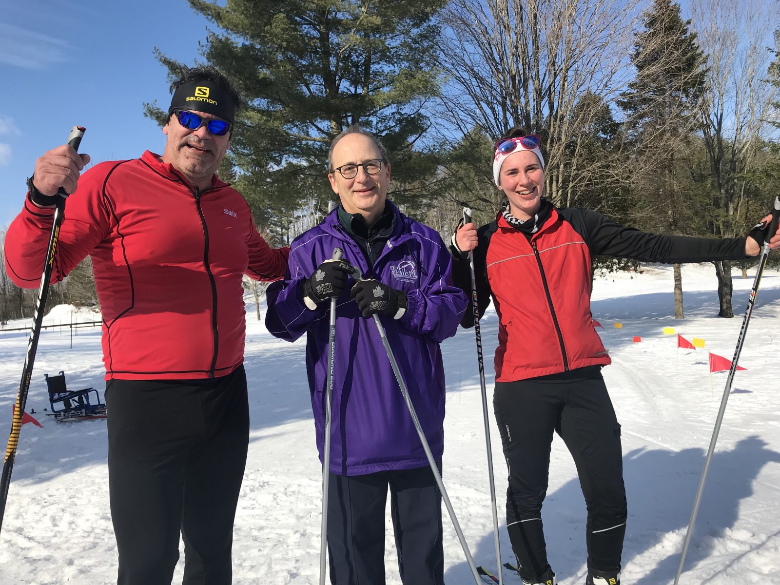 Grand opening of the BU cross-­country ski trails
