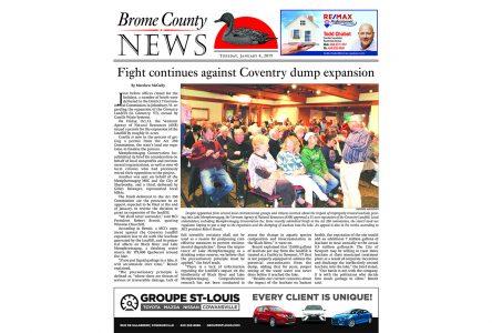 Brome County News – January 8, 2019 edition
