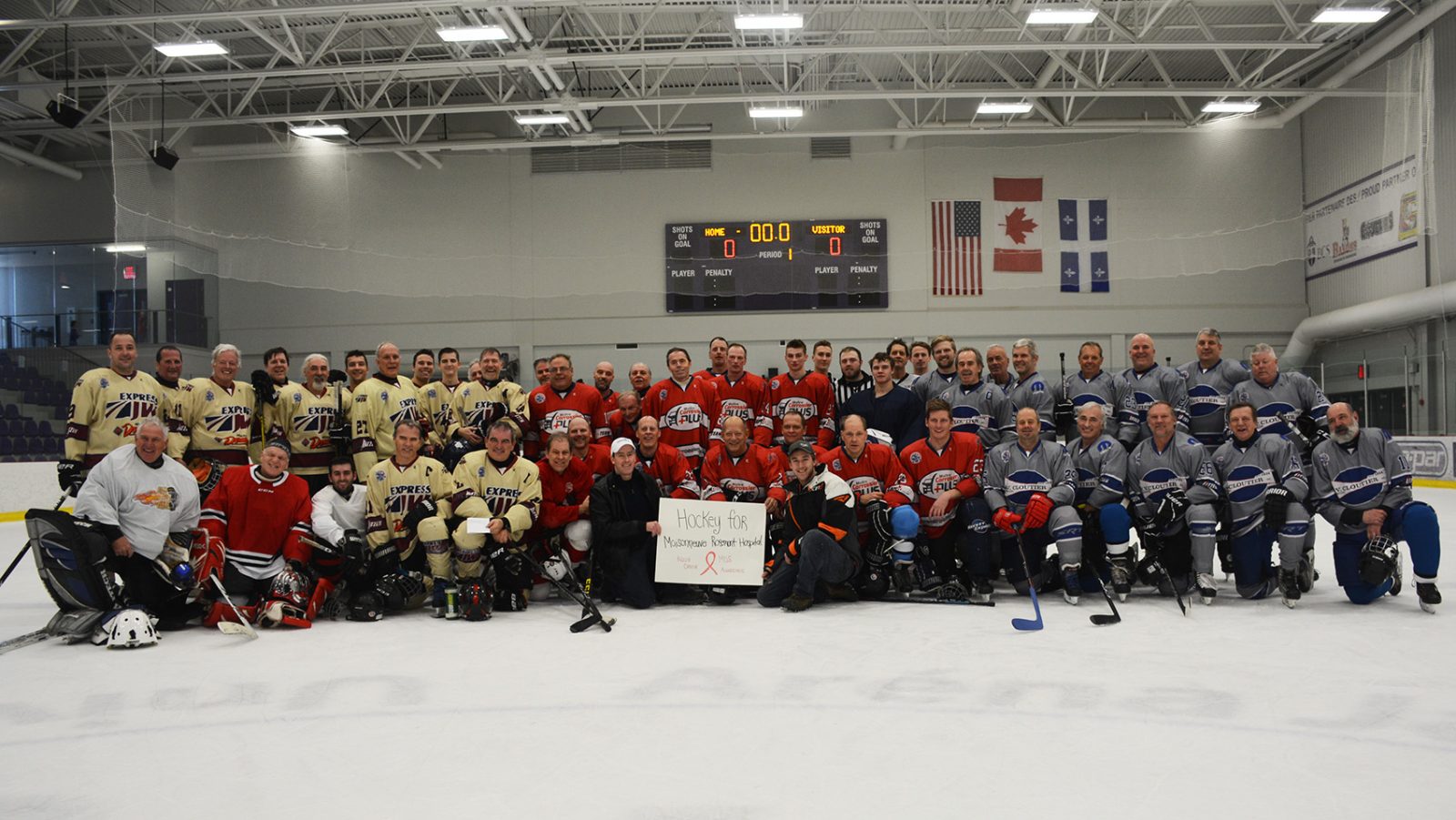 Three teams hit the ice to fight blood cancer