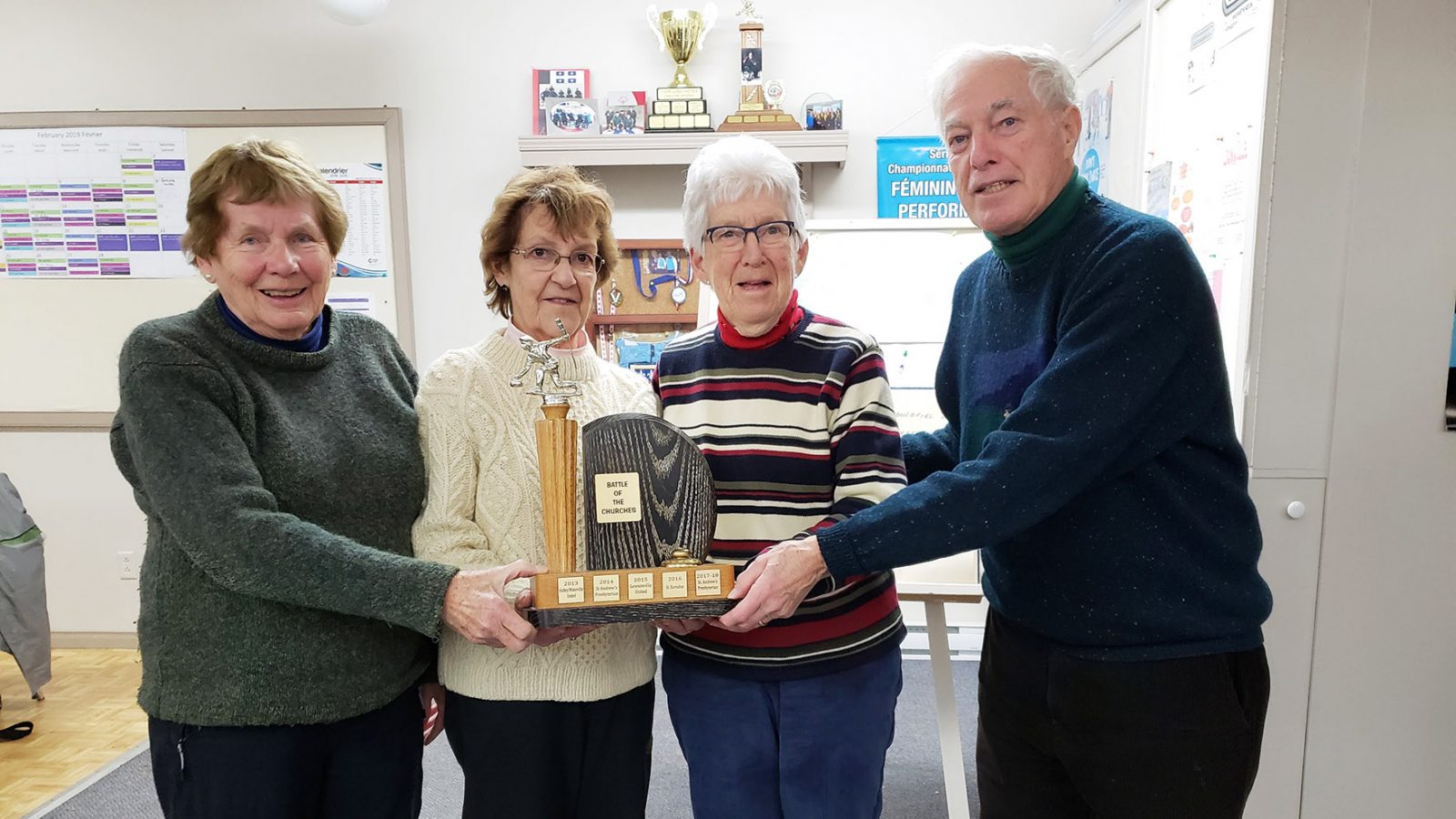 St-George’s Anglican Church takes the trophy