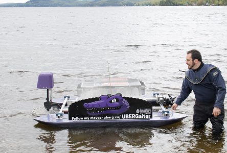 Bishop’s launches UBERGaiter aquatic drone on local lakes