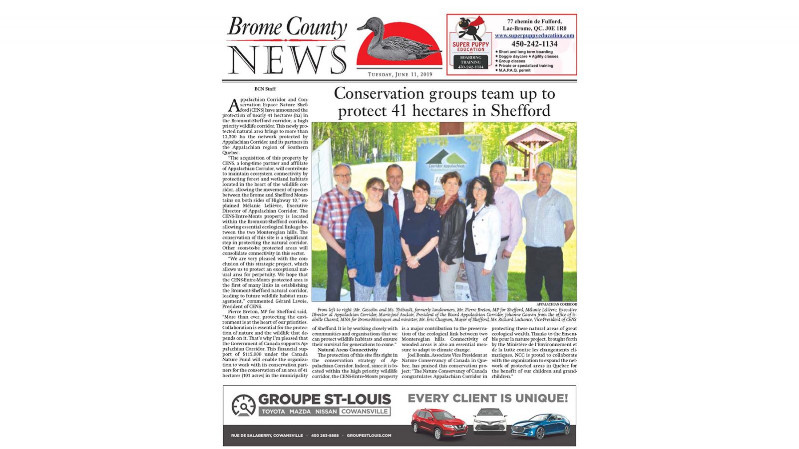 Brome County News – June 11, 2019 edition