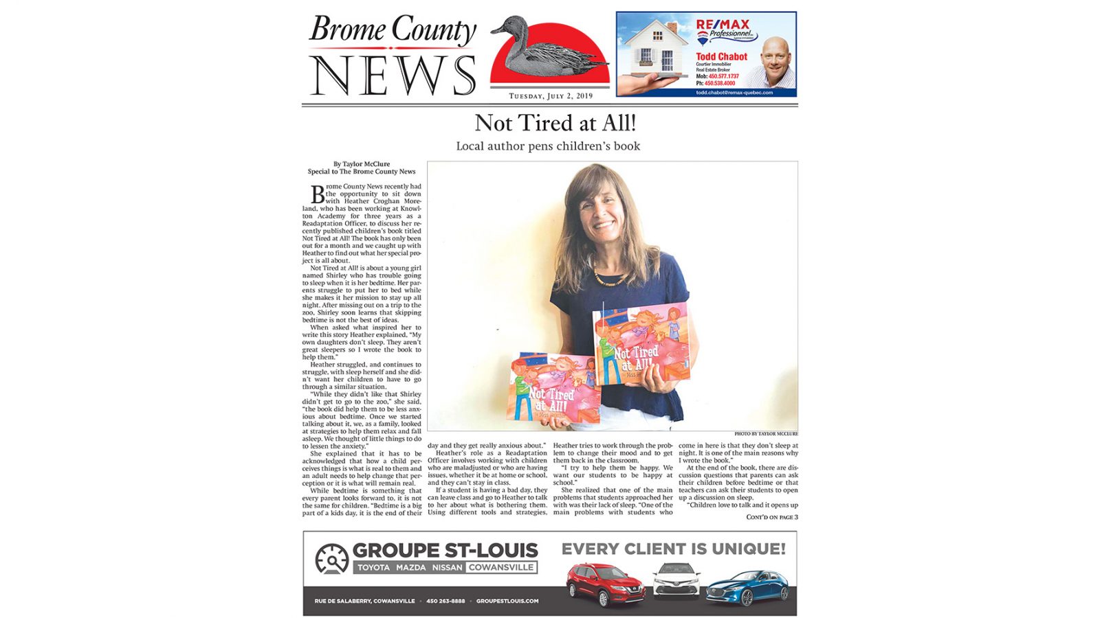 Brome County News – July 2, 2019 edition