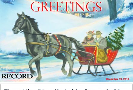 Season’s Greetings – Special Supplement to The Record December, 2019