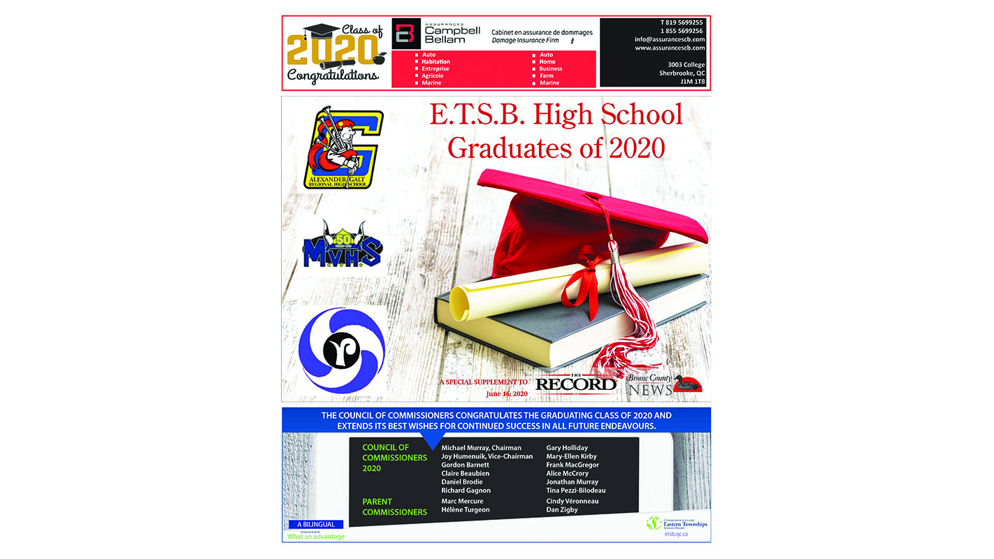 E.T.S.B. High School Graduates of 2020 – Special Supplement – June 2020
