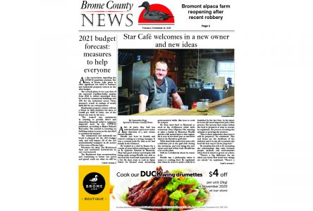 Brome County News – Nov. 24, 2020 edition
