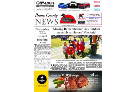 Brome County News – Nov. 10, 2020 edition