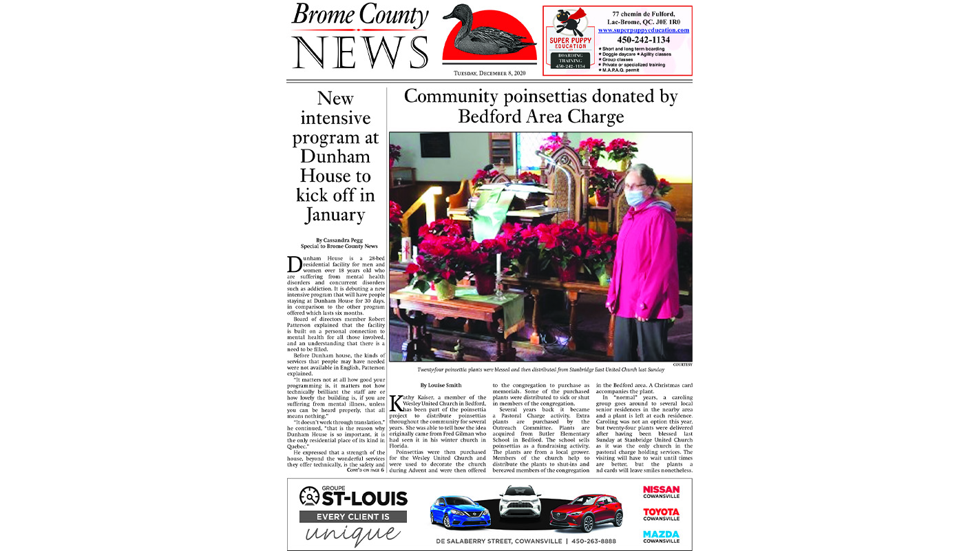 Brome County News – Dec. 8, 2020 edition