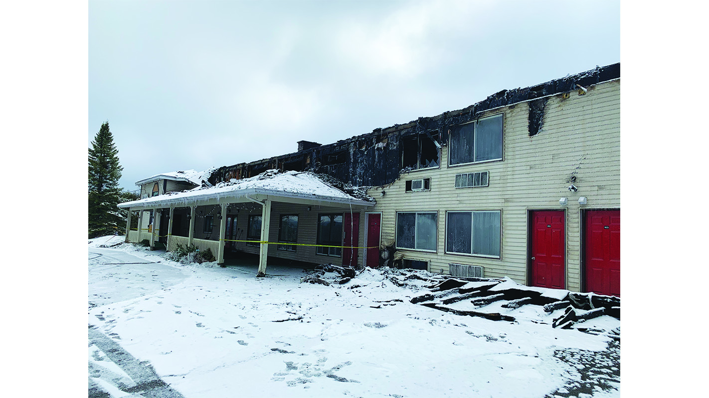 Fire consumes Orford hotel overnight