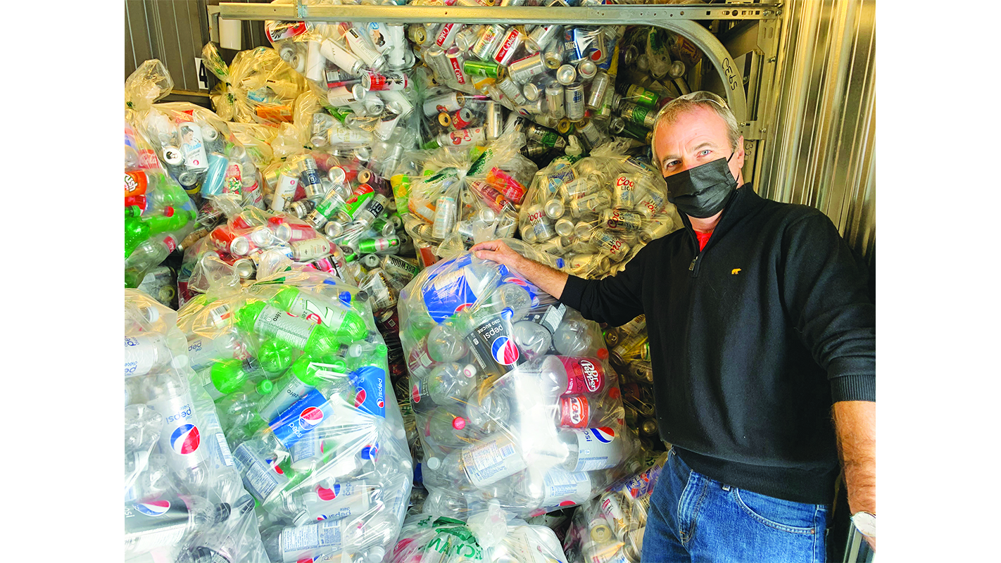 Non-profit collects recyclable items to tackle food insecurity