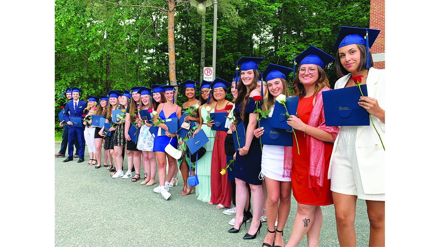 Champlain students celebrate graduation with adapted ceremony