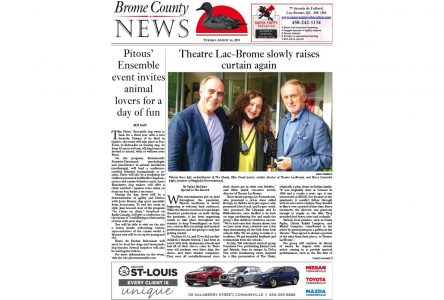 Read the entire Brome County News Aug. 10 edition online