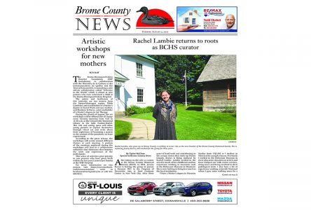 Read the entire Aug. 3 edition of Brome County News online