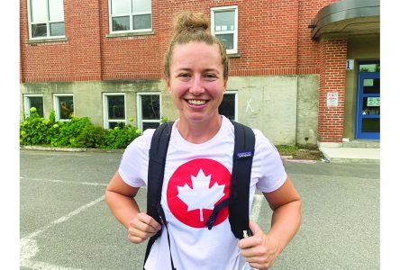 Olympic rower shares Tokyo experience, inspires students in Knowlton