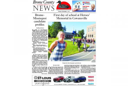 Brome County News – Sept. 7, 2021 edition
