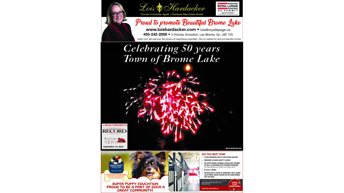 Celebrating 50 years: Town of Brome Lake