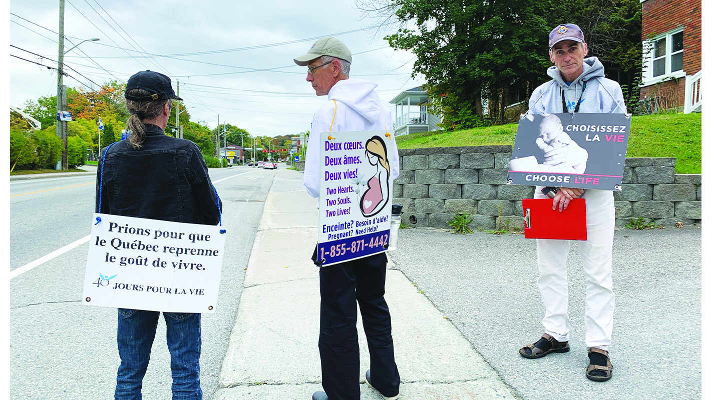 Pro-life 40-day vigil begins in Sherbrooke