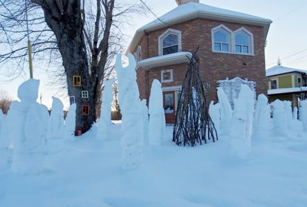 There’s no sculpture, like snow sculpture
