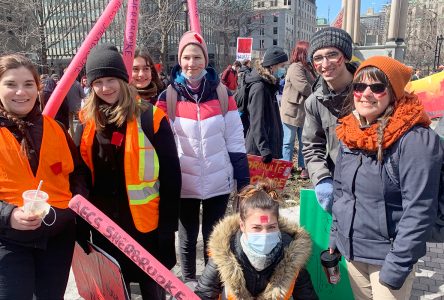 Sherbrooke students in Montreal commemorate anniversary of Maple Spring