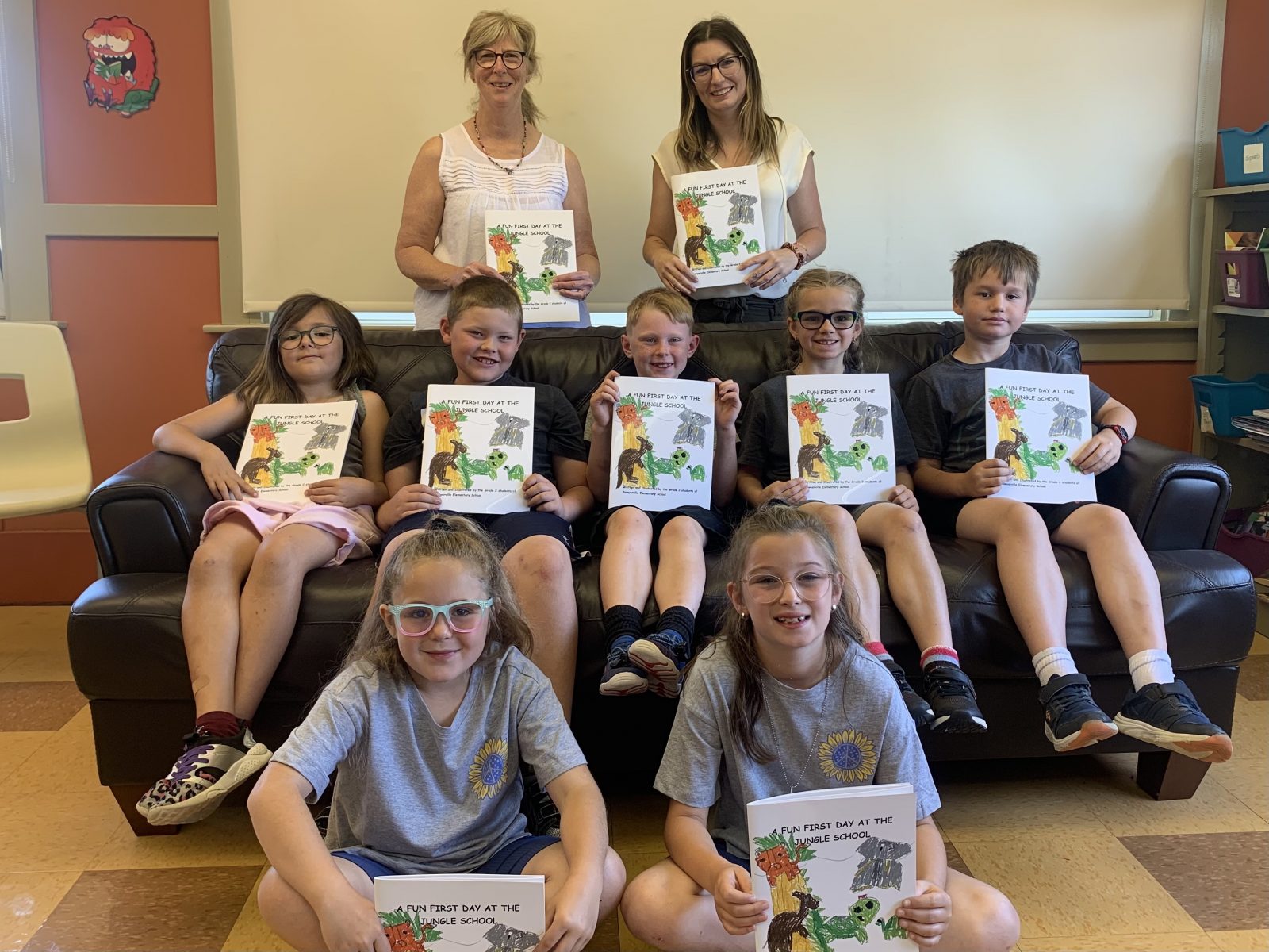 Grade 2 Sawyerville Elementary students  become co-authors