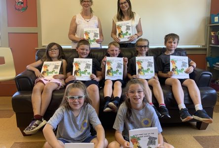 Grade 2 Sawyerville Elementary students  become co-authors