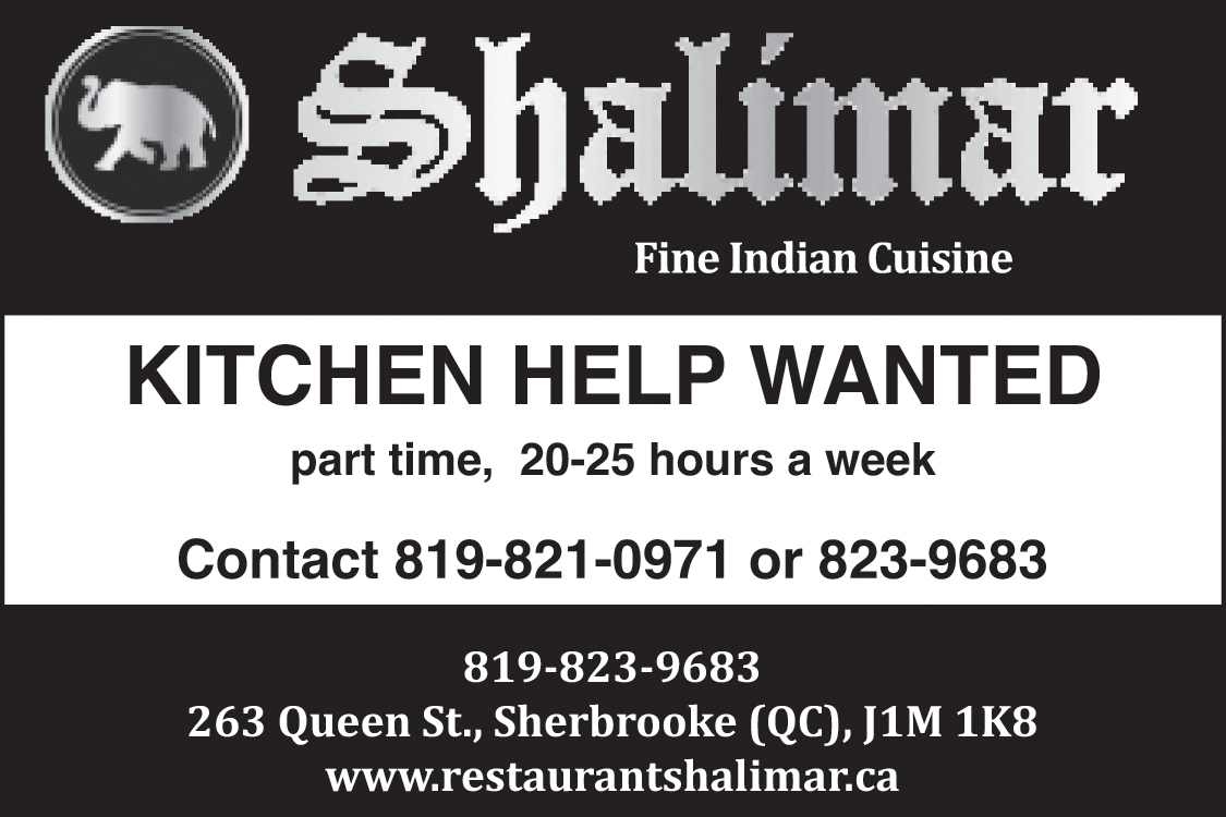 Shalimar – Kitchen Help Wanted