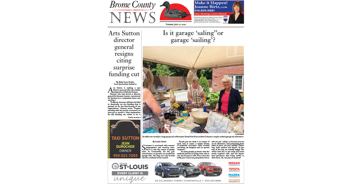 Brome County News – July 12, 2022 edition