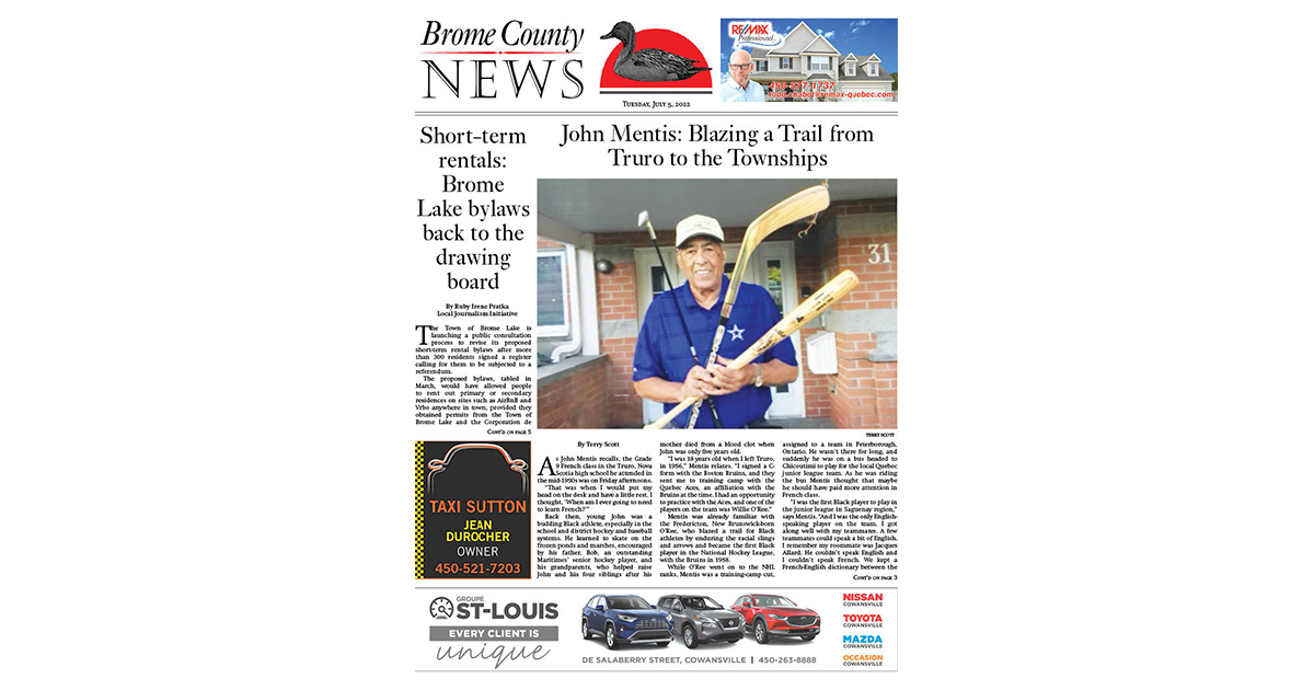 Brome County News – July 5, 2022 edition