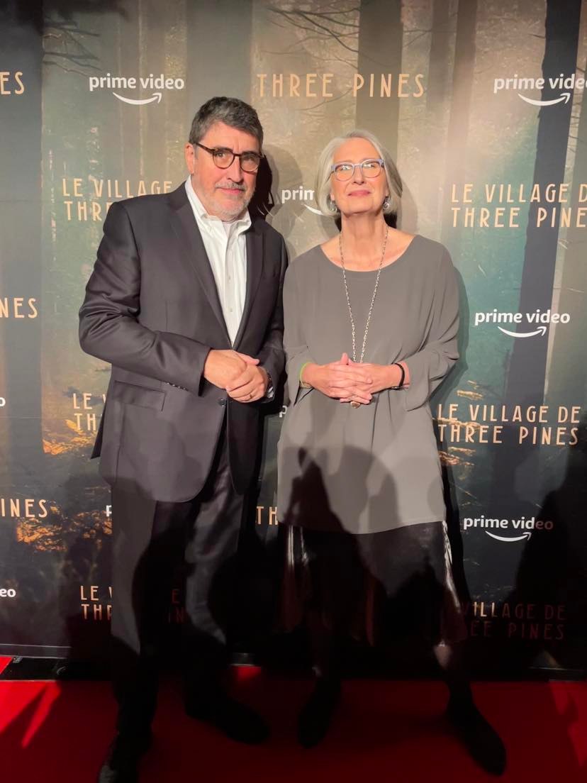 Author Louise Penny walks the red carpet in Montreal