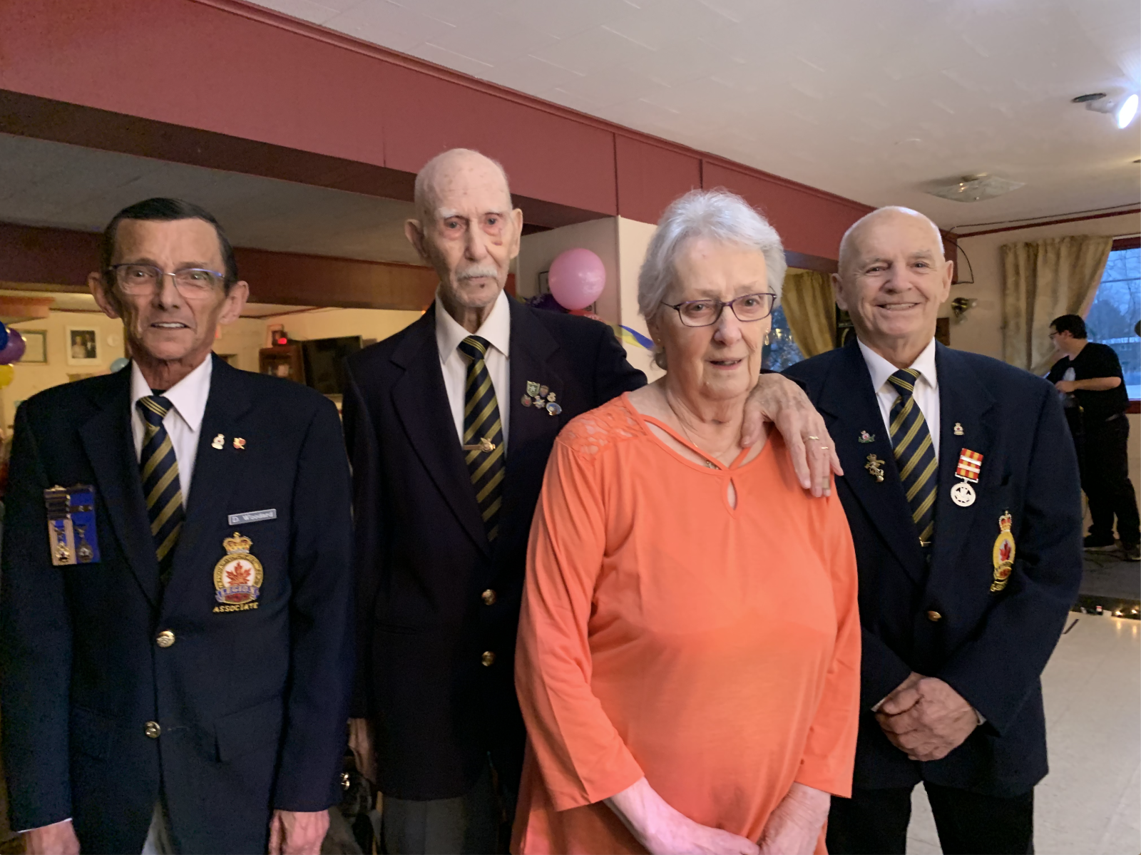Donald Taylor celebrates 102 years with a surprise party