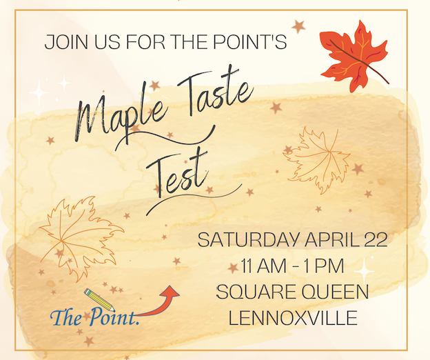 The Point hosts maple taste test at Square Queen
