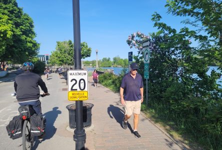 Sherbrooke changes speed limit, signage around Lac-des-Nations path