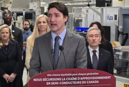 Trudeau visits Bromont